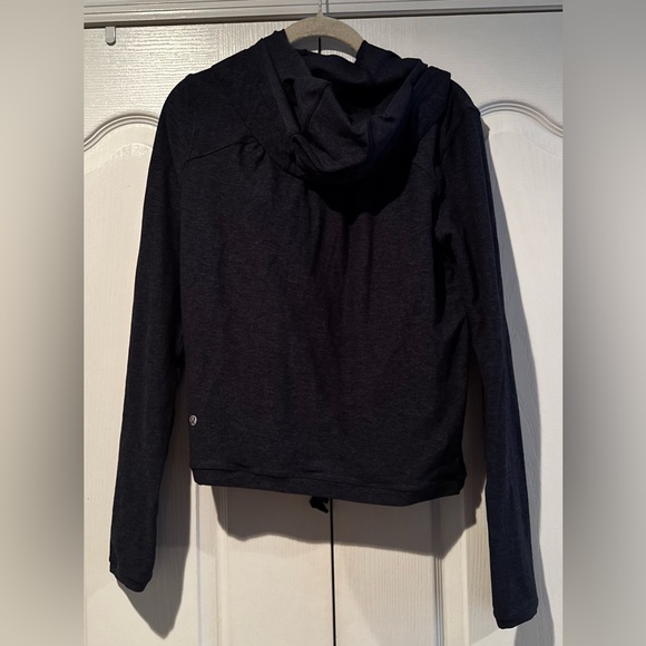 Lululemon Hooded Ready to Rulu Wrap in Heathered Blue - Size 4 - Picture 5 of 6